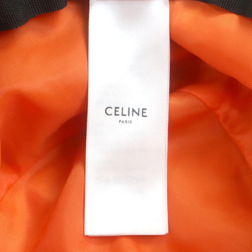 Отличная шляпа CELINE Черно-оранжевая Нейлон мужская M 2AUB0930C Б/у