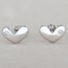 Серьги-гвоздики Heart Temperament, 1 пара, блестящие циркониевые серьги для женщин, винтажные свадебные украшения, стильный и элегантный модный подарок для девушки