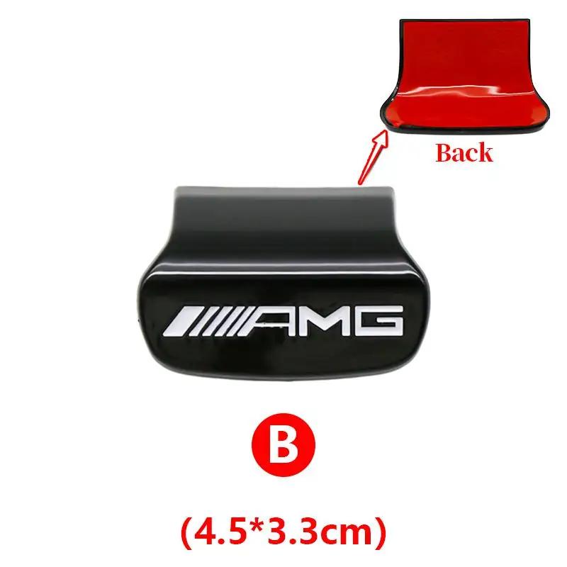 JCG1 3D Car Steering Wheel Emblem Sticker Interior Badge Accessorie For Mercedes Benz AMG W205 W168 W108 AMG W176 W204 W212 GLC