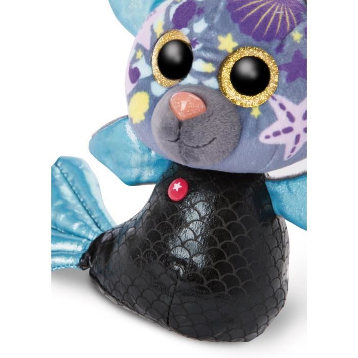 Peluche - Nici - Glubschis junior - 15 cm - Bleu/noir - Pour enfants à partir de 4 ans
