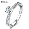 Классическое кольцо Lindon из медного сплава с цирконием, женские ювелирные изделия, свадебный подарок для вечеринки