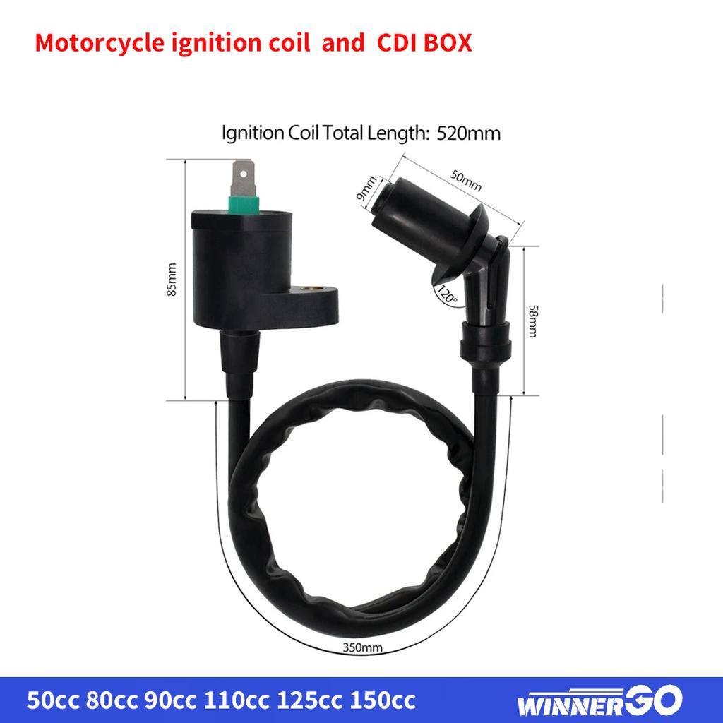 Ignition Coil AC Fired CDI Box for GY6 50cc 80cc 90cc 110cc 125cc 150cc Chinese Scooter motorcycle ATV AMoped Go Kart Dirt Bike