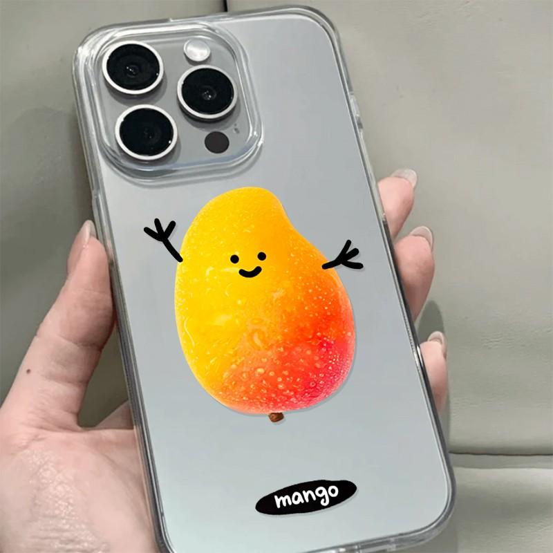 Cartoon Mango for Apple 16 Mobile Phone Case for IPhone15promax Cartoon 14plus New Model 13 Full Cover