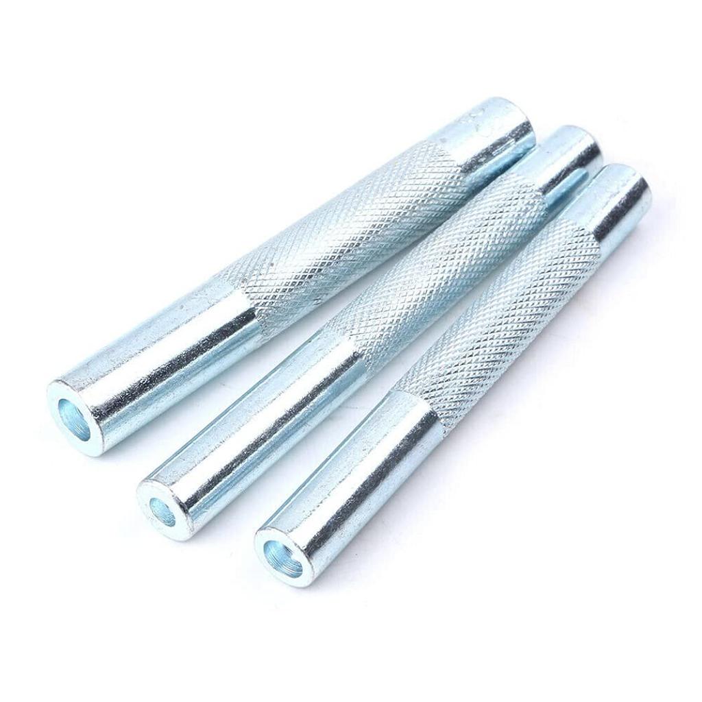 HappyHome Caulking Tool, Hammering Table, Eyelet, Leather Craft, Batting Stick, 11-piece Set, Hook Hammering, Caulking, Special Case Included