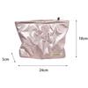 Multifunctional Skincare Products Pouch Love Bow Zipper Makeup Handbag  Travel