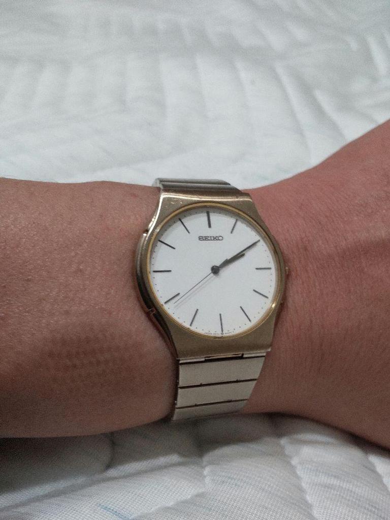 [USED] SEIKO Analog Watch White/Gold