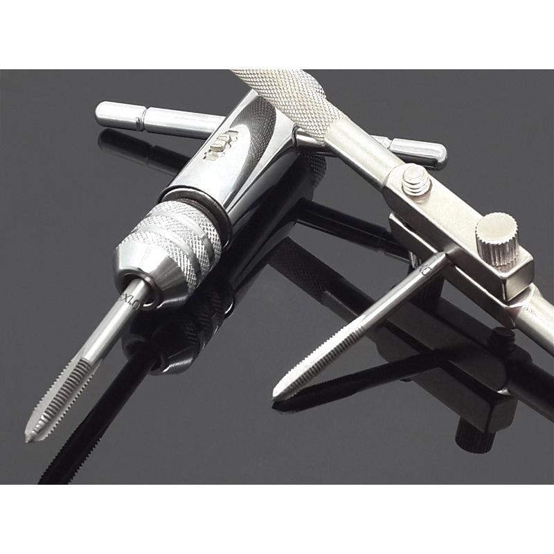 Регулируемый держатель метчика с трещоткой M3-8. Ключ для метчика с храповым механизмом. Метчик M3-M12. Набор сверл. Ручные инструменты для нарезания резьбы и сверло для метчика с резьбой.