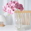 Искусственные Цветы Фаленопсис 100 см Длинный Стебель Реалистичные На Ощупь Искусственная Ветка Орхидеи с 9 Головками Полностью Расцветшие для Вазы Дома Свадебной Вечеринки Центральный Элемент