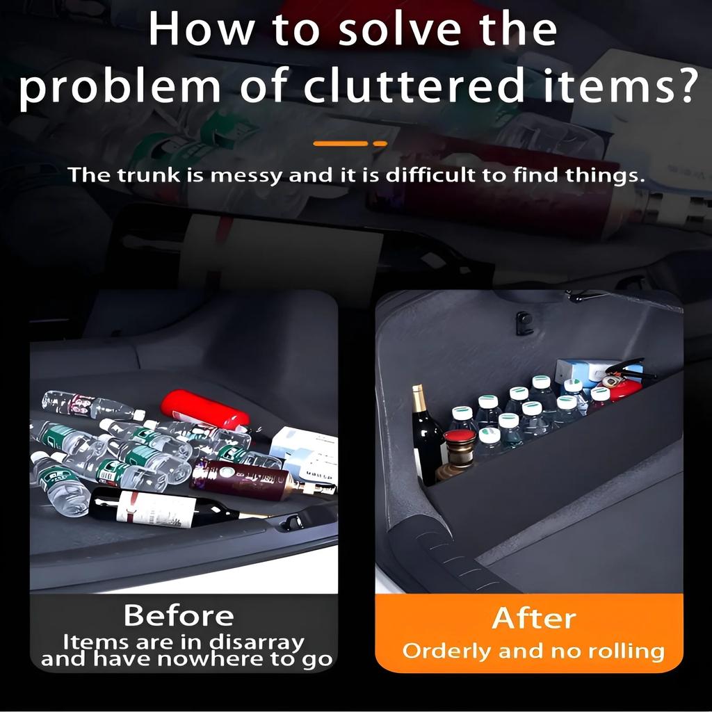 For BYD Seagull 2025~2025 Thickening Trunk Storage Partition Multifunction Storage Box Auto Interior Accessories