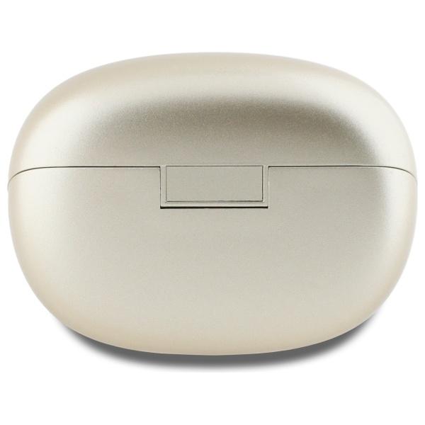 Guess Słuchawki Bluetooth Gutwst88Mctgd  Tws + Stacja Dokująca Złoty/Gold Capsule Printed Logo