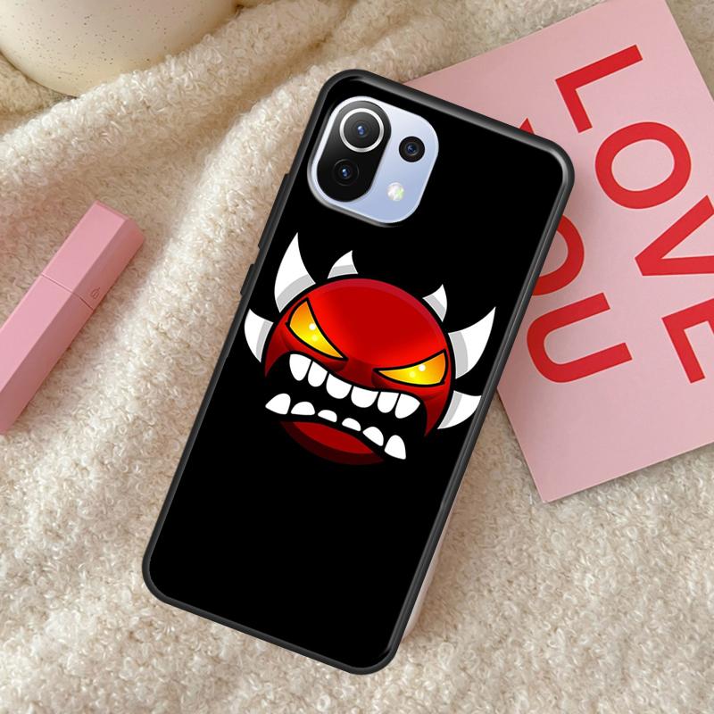 Geometry Dash Case For POCO X5 X3 X4 F5 Pro F3 F4 GT C40 M5s Phone Cover For Xiaomi 13 11T 12T Pro 12 Lite