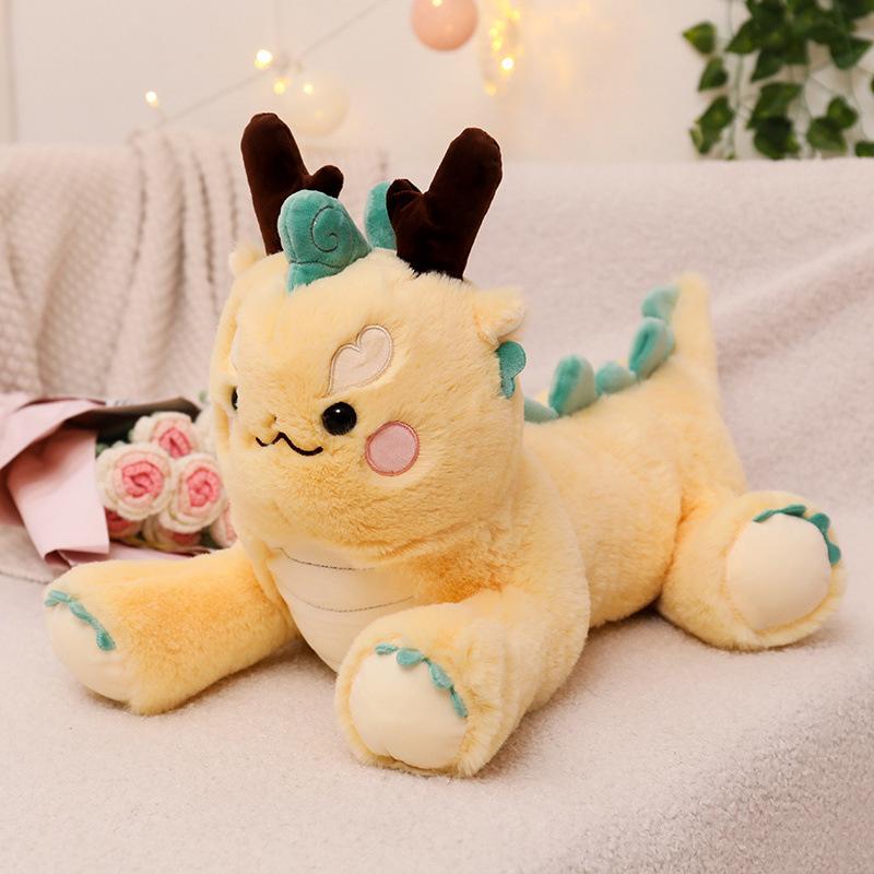 Dragon Year Mascot Doll Dragon Doll Girl Sleeping Pillow Plush Toys Annual Meeting Gift Doll