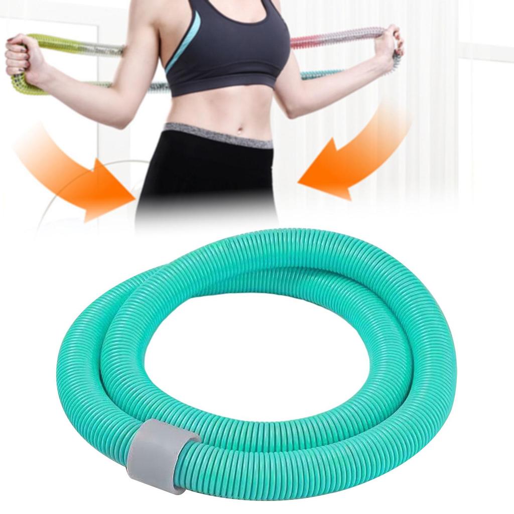 Утяжеленный мягкий пружинный хула-хуп для взрослых – Складной фитнес-обруч,