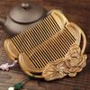Natural Peach Wood Comb Healthy No-Static Massage Hair Wooden Comb Health Care
