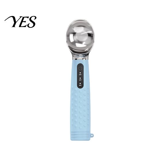 Wireless Ice Cream Spoon Heated Scoop, Electric for Hard Cream, Adjustable Temperature Scoop 3 Temps, Fast Heating, Rechargeable Self Warming