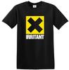 Irritant T Shirt Mens Funny Cool Classic Design Retro Comedy Joke Gift Tee