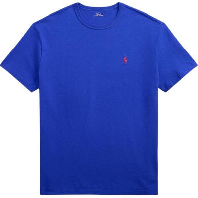 Polo Классический крой Однотонная трикотажная хлопковая футболка с коротким рукавом Мужские топы Темно-синий MNPOTSH1N822686-400