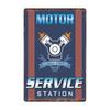 GARAGE FULL SERVICE Vintage Metal Signs Car Garage Retro Poster Bar Wall Decor Plaque Painting Art 20x30 CM