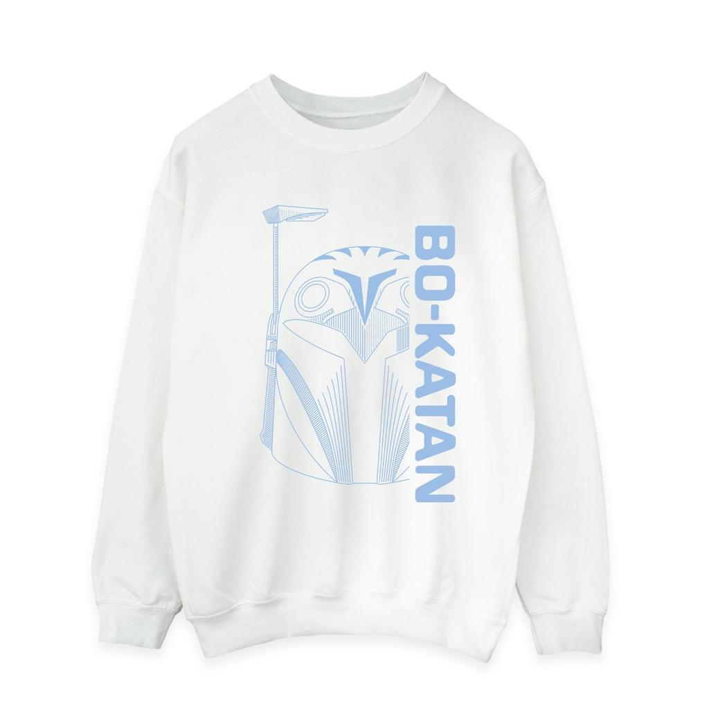 Star Wars Mens The Mandalorian Bo Katan Helm Sweatshirt