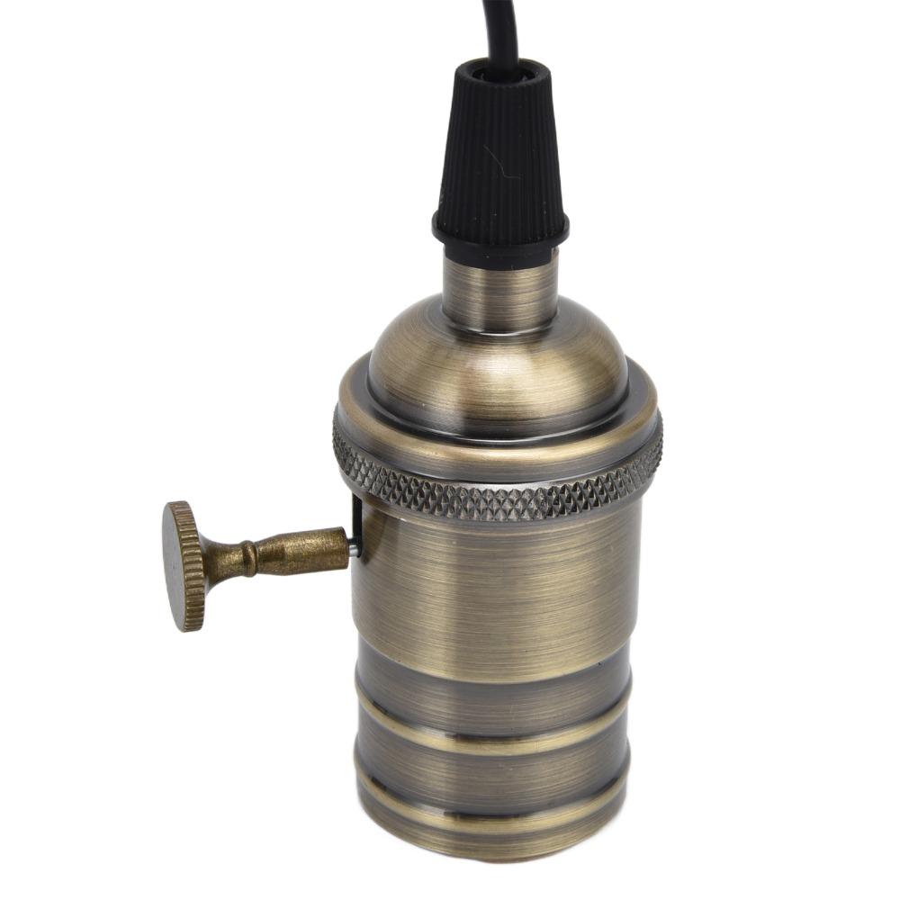 Dimmable Hanging Lamp Cord E27 Base DIY Lamp Holder Vintage Lamp Kit Outdoor Use