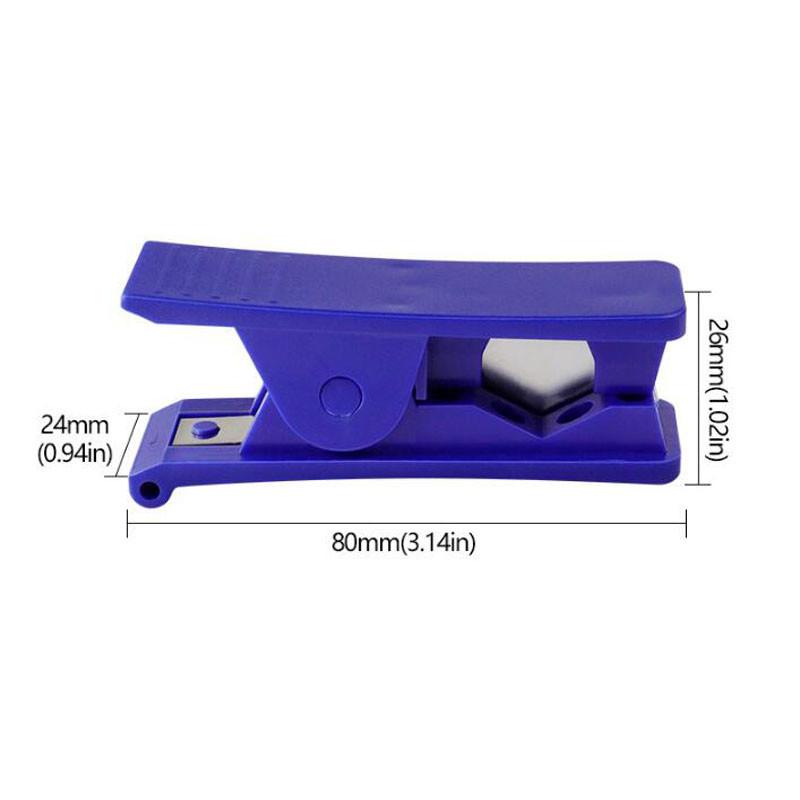 Для нейлоновых, ПВХ, ПУ трубок и шлангов. Резка до мини-воздушной линии, ПТФЭ пластиковых трубок. Резак для шлангов и трубок. Точный инструмент для резки трубок.