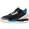 Кроссовки Air 3 Retro OG GS Rare Air Kids черные чили-красные нейтрально-серые IB8968-004
