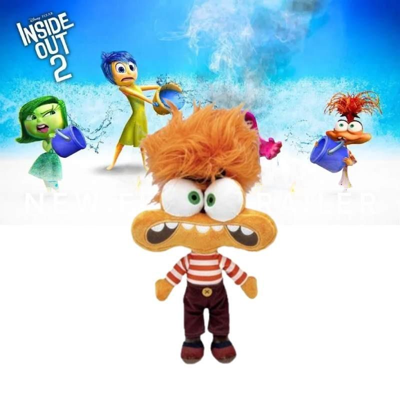 High-quality Inside Out 2 Plush Mind Worker Team Stuffed Toy Doll 25cm Height Short Plush