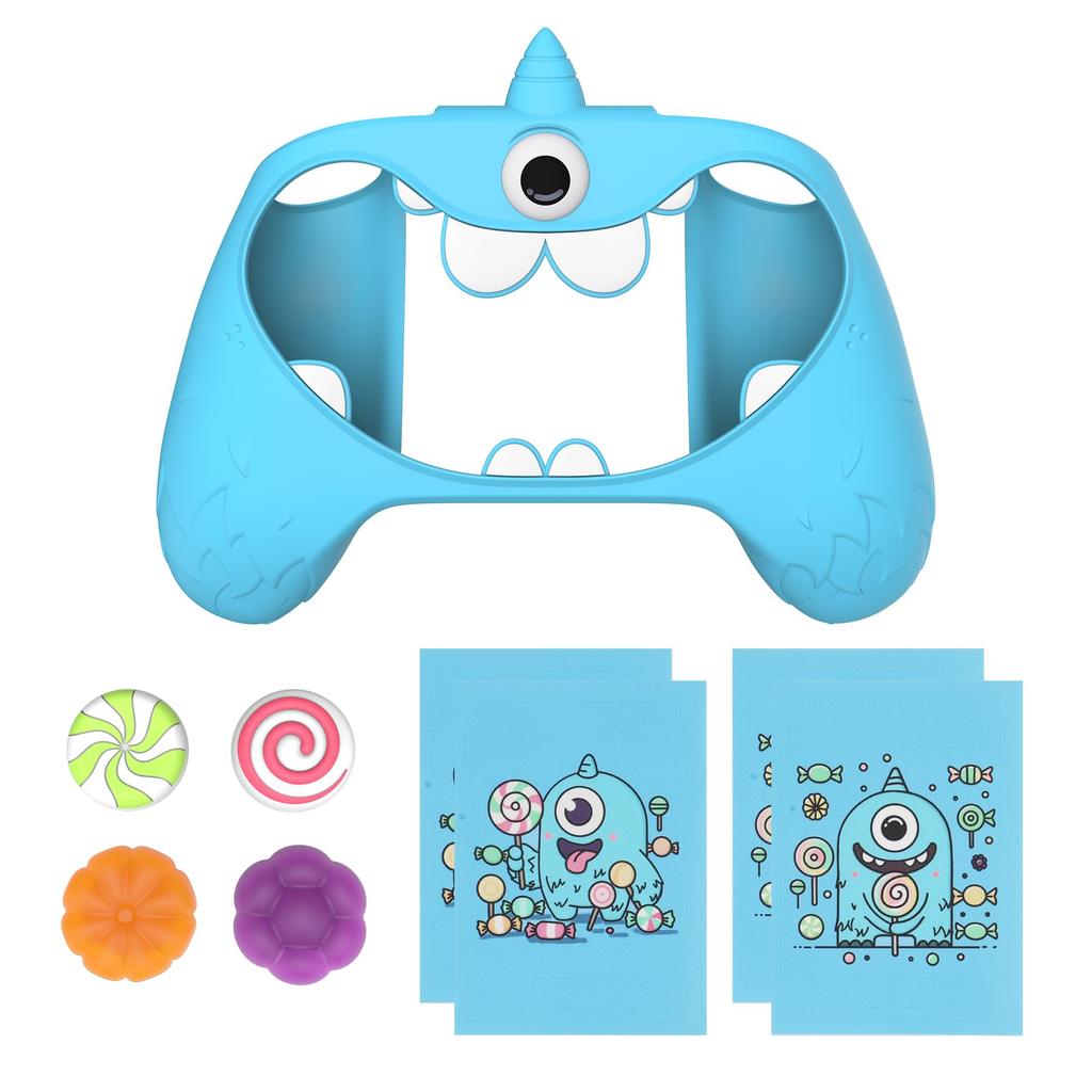 PlayVital Monoeye Monster Cute Silicone Cover для Xbox Series Grip Cover для Xbox Core Full поставляется с колпачком для джойстика и наклейкой для контроллера X/S,