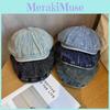 Vintage Denim Beret Hat For Women With Sun Protection For Street Style Summer