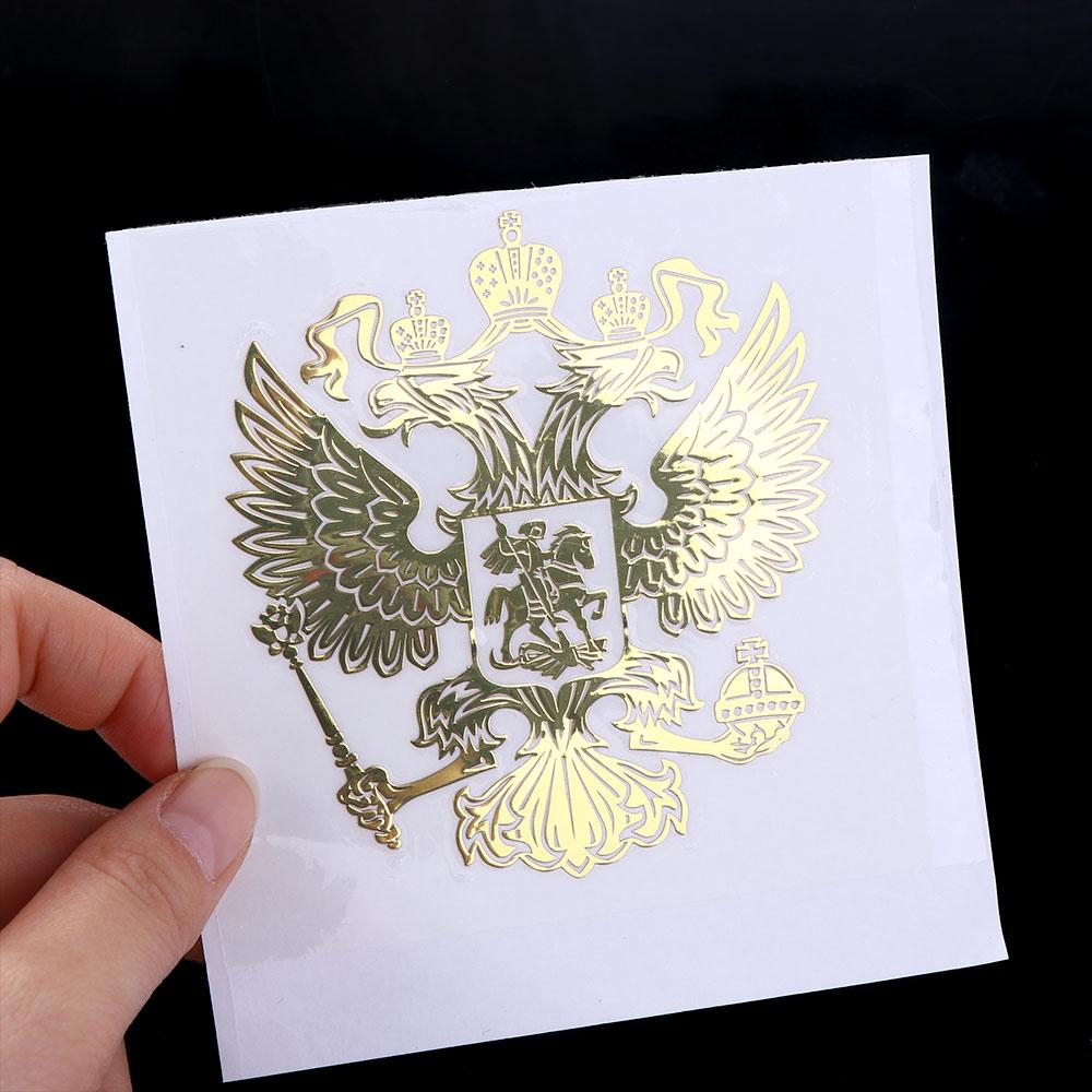 Металлический Герб Металлические Наклейки Россия Наклейка на Автомобиль 3D Наклейка на Автомобиль Наклейка на Телефон Наклейка на Автомобиль