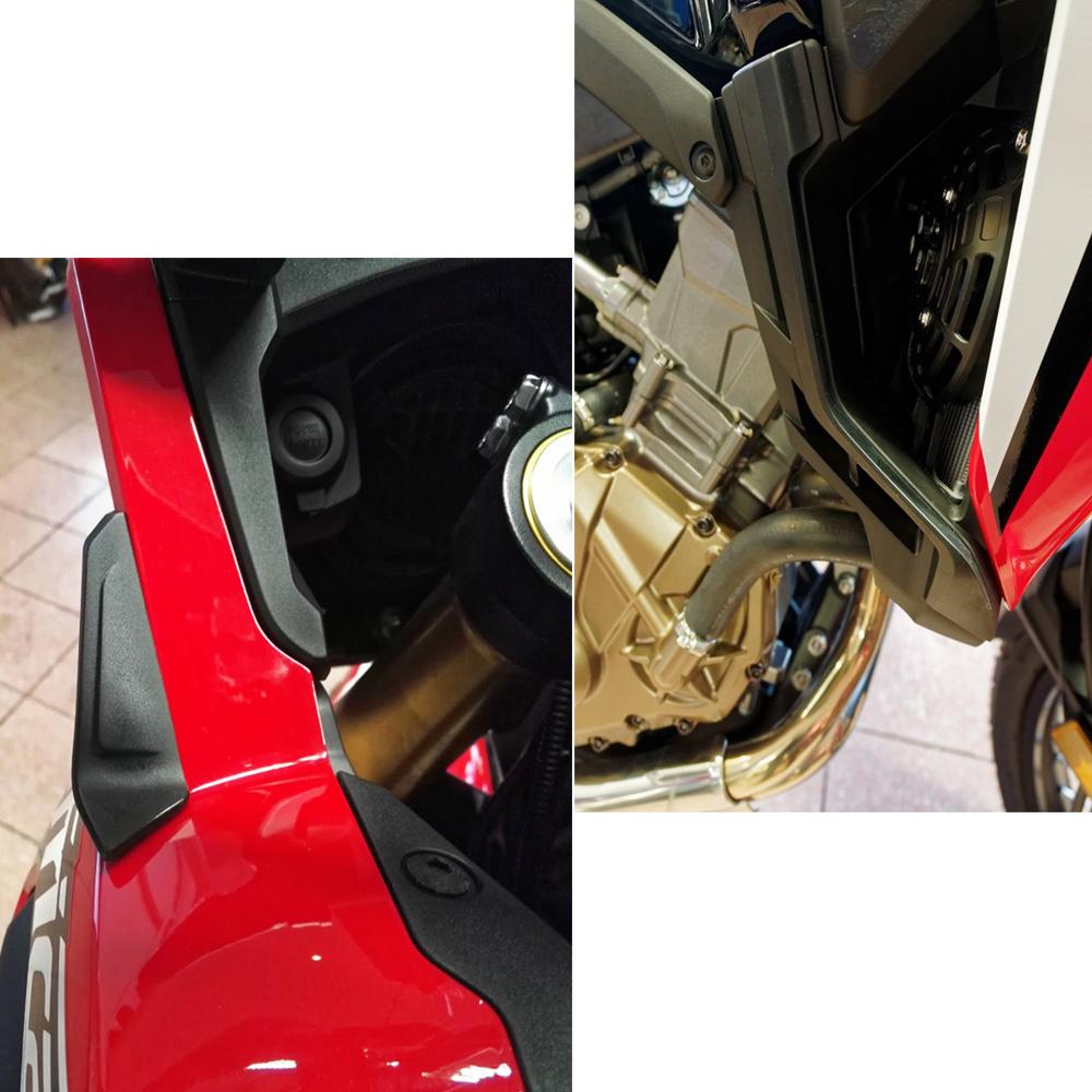 Для Honda CRF1000L Africa Twin 2016 2017 2018 2019 CRF 1000 L Комплект верхних и нижних ветровых дефлекторов для мотоцикла