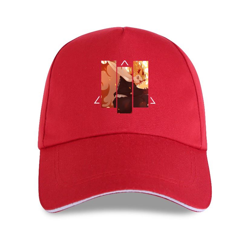 Новая кепка унисекс Бейсболка Kyojuro Rengoku ( Кимэцу Но Яиба Убийца Демонов ) Женская хлопковая уличная одежда Харадзюку