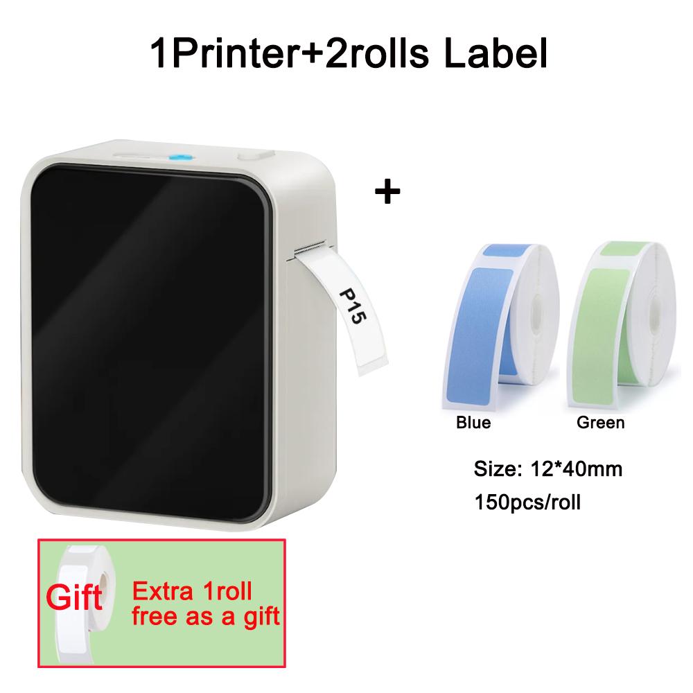 P15 Принтер для наклеек Беспроводной Портативный Термопринтер для этикеток Похожий на D11 D110 D101 Машина для маркировки Мини-мейкер для бирок