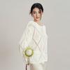Qiusbui Yiren 2025 Autumn Simple Round Neck Knit Top
