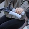 1 Set Winter Handlebar Cover Soft Touch Thick Plush Cold-resistant Anti-slip Solid Color Universal Washable Brack Cover Motorcycle