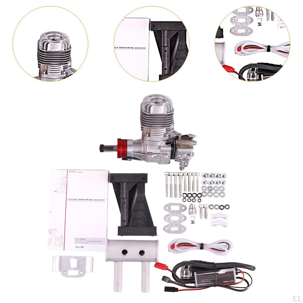 Бензиновый двигатель для радиоуправляемого самолета одноцилиндровый самолет самолет
