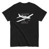 Футболка с самолетом Lancair 350 от Flyboy Toys - Персонализированная с вашим номером N#