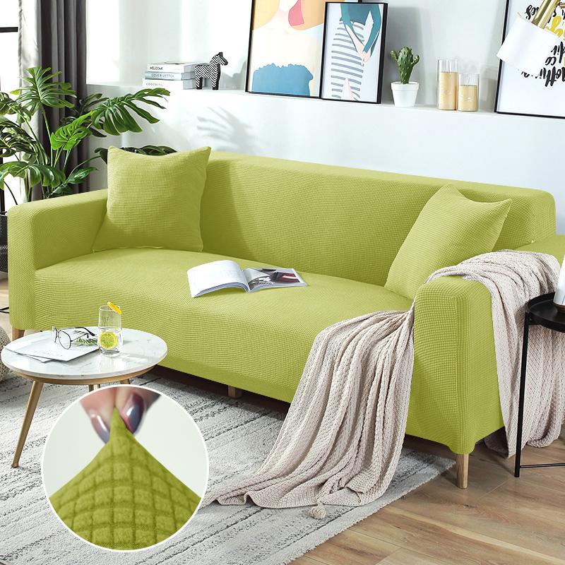 1/2/3/4 сиденья флисовые эластичные чехлы для диванов для гостиной, чехлы для кресел, L-образные угловые диваны, чехлы для диванов, чехлы для дома