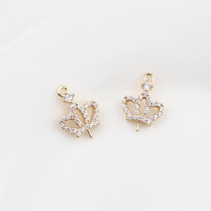 Серьги в форме крыла русалочьего хвоста с 18-каратным медным цирконием и жемчужной подвеской