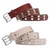 Dress For Women Personality Jeans Hip Hop PU Leather Belt Rivet Waistband Waist Strap Waist Belt