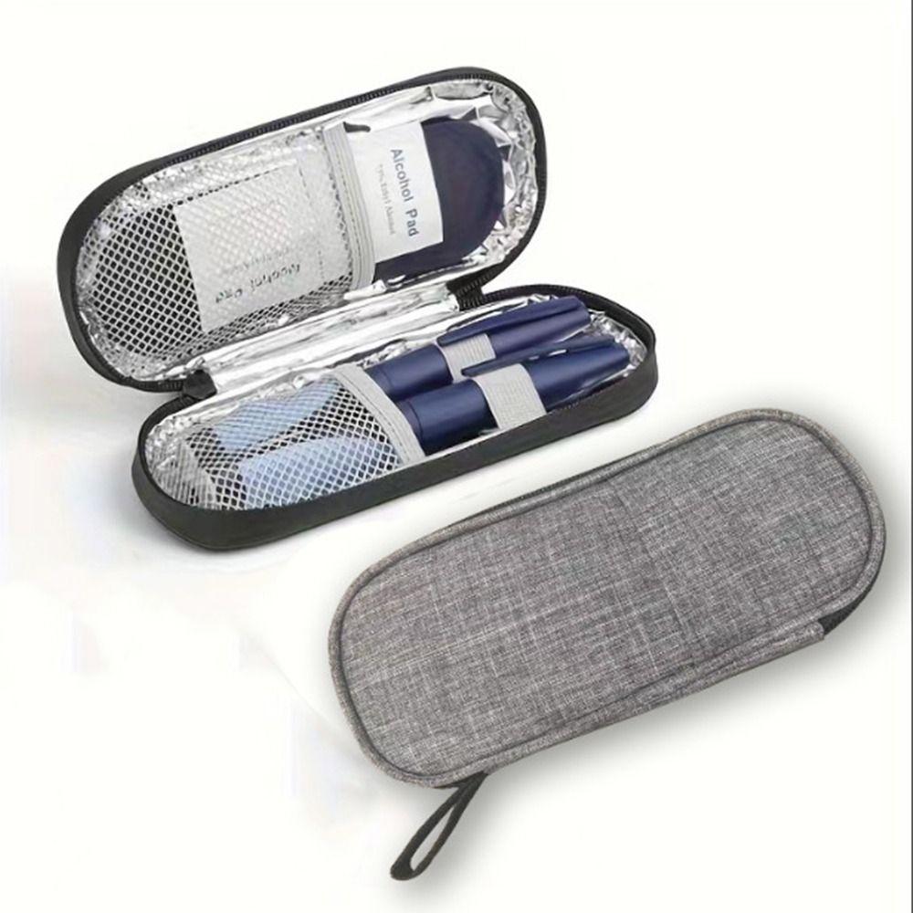 Waterproof Insulin Cooling Bag Thermal Insulated Pen Bag Durable Pocket Pill Protector Diabetics