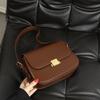 All-match Autumn New Crossbody Bag Genuine Leather Light Luxury High-end Armpit Bag Commuting Bag