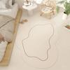 Нестандартный ковер Ковры для гостиной Коврики для спальни Прикроватный коврик для пола Украшение дома Современный коврик для гостиной Мягкий Нескользящий Можно стирать в стиральной машине