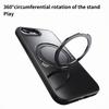 For Magsafe 360 Rotating Magnetic Case For iPhone 17E Stand Holder Clear Shockproof Protection Phone Cover For iPhone 17 E17e