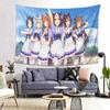 VIKAMA Uma Musume Pretty Derby Гобелен Аниме Постер Группы Стиль Настенное Украшение Спальня Общежитие Стол Фоновую Декорацию