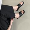 2025 Spring and Summer New Fashion Outer Wear Flat Flip-flops Women's Versatile Toe Slippers Small Fragrant Sexy