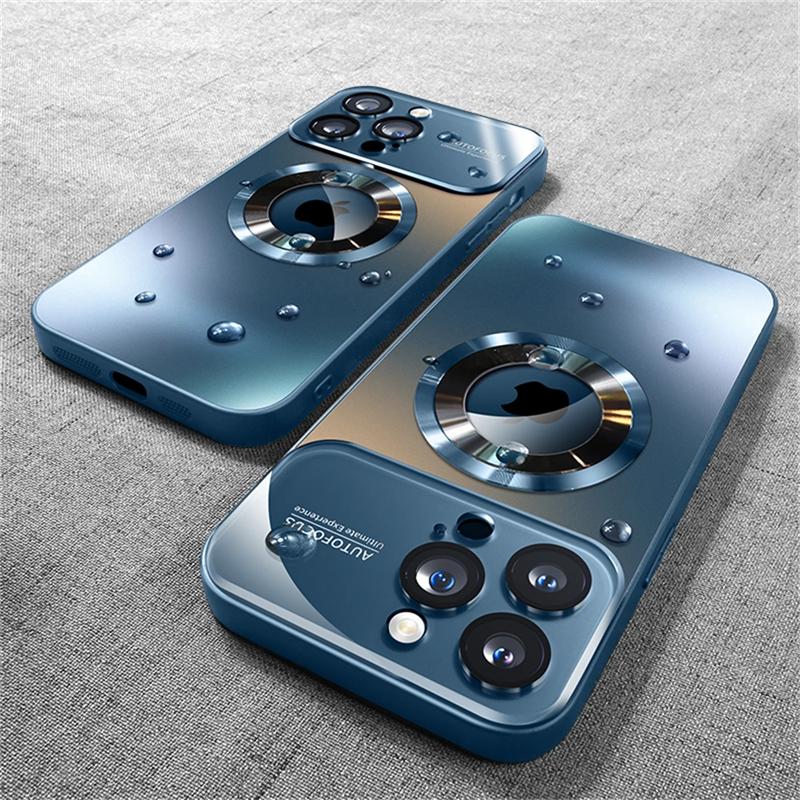 2026 Роскошный Магнитный Беспроводной Зарядный Чехол Для Magsafe Для iPhone 16 15 14 13 12 11 Pro Max Plus Защита Камеры Ударопрочный Матовый Чехол