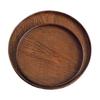 Vintage Round Serving Tray Wooden 21/24/27/30/33cm Decorative Tray Food Bread Pan Coffee Home Table