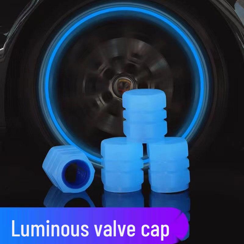Luminous Tire Air Valve Cap for Cars and Motorcycles
