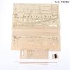 1Set 1:30 Wooden DIY Ship Assembly Model Sailboat Wooden Kit Puzzle Toys Gift